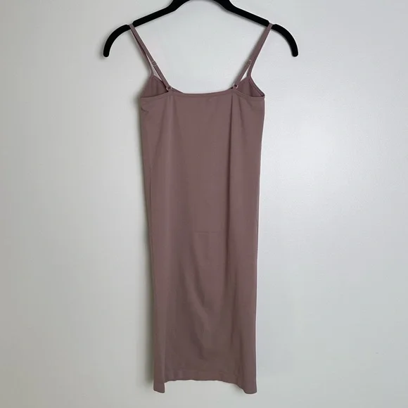 NWOT Free People Intimately Free Seamless V neck Slip Taupe Brown Size XS/Small - Picture 4 of 5
